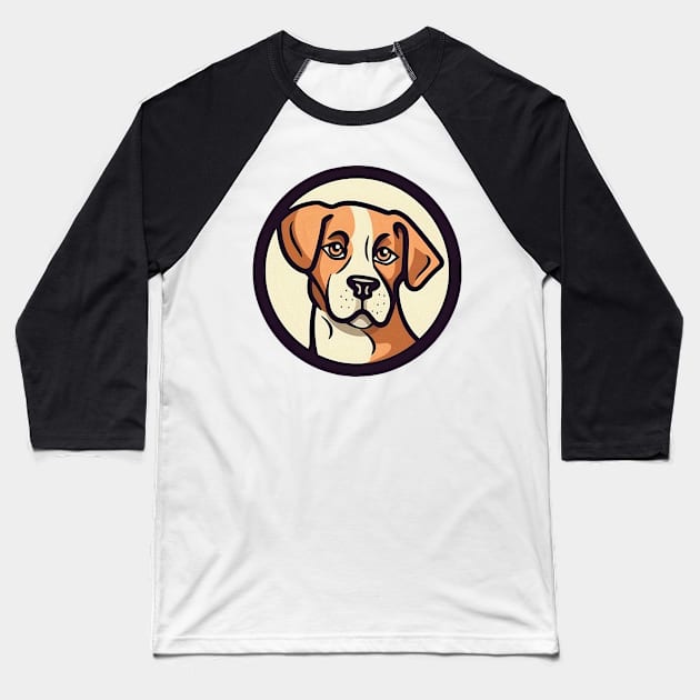 Confident big dog head Baseball T-Shirt by KOTYA